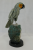 Green Macaw Parrot gemstone sculpture