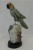 Green Macaw Parrot gemstone sculpture
