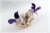 Sunbird Pair on White Quartz Crystal Base. Amethyst Agate Gemstone Sculpture