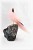 Rose Crystal Parrot on Black Tourmaline Base. Gemstone Sculpture